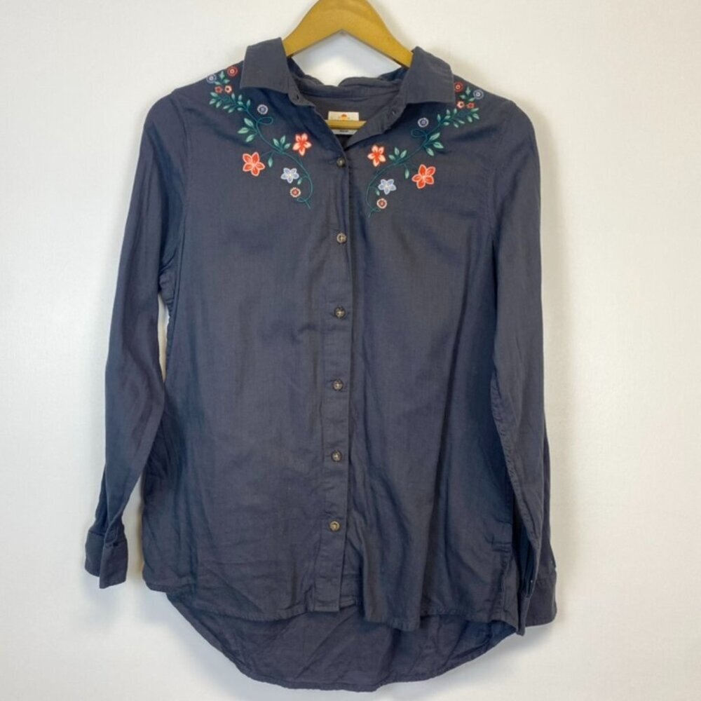 Marine Layer Embroidered Button Down - Picture 2 of 11